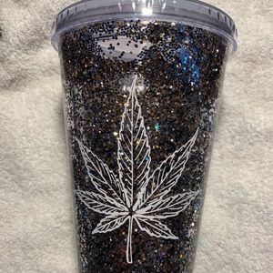 Double Wall Black SnowGlobe Tumbler